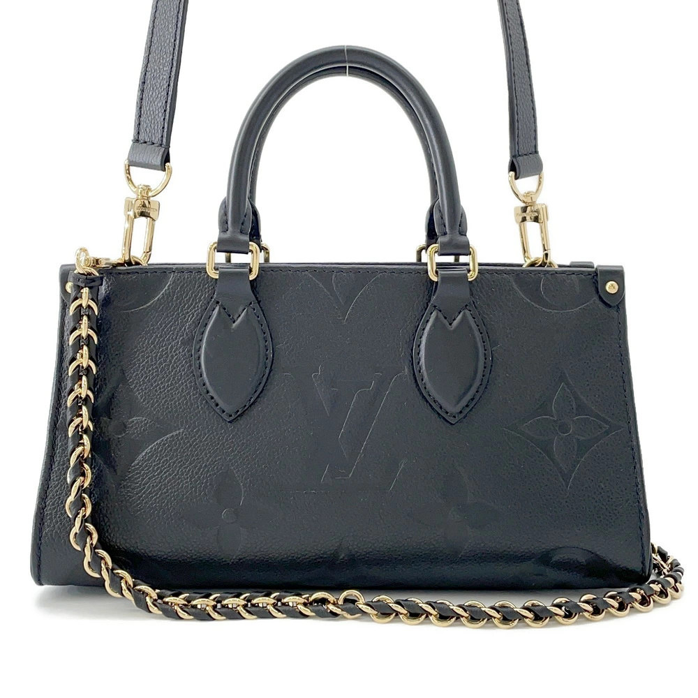Louis Vuitton Monogram Empreinte On The Go EW handbag black bag